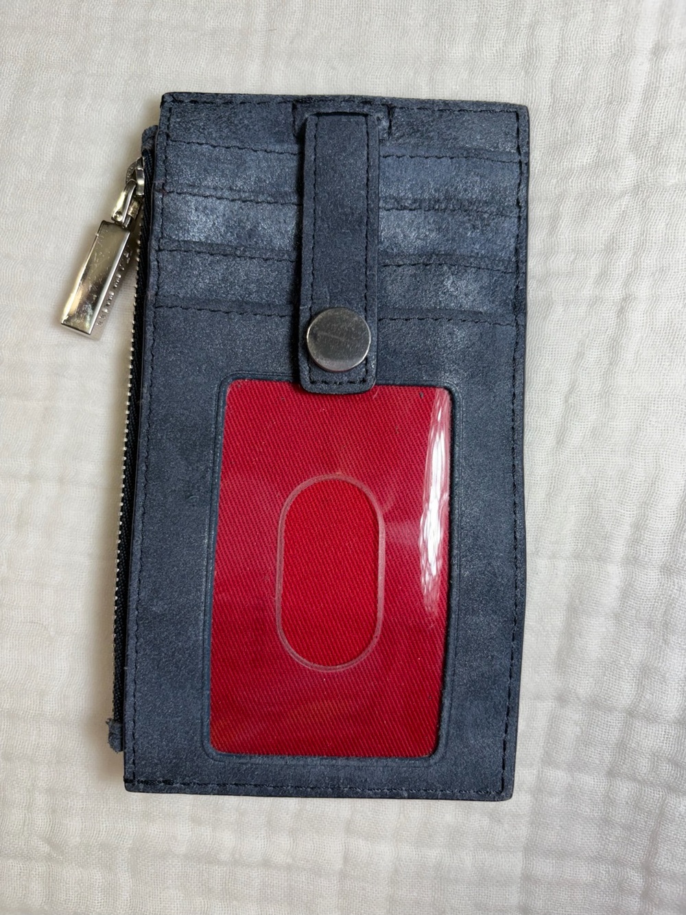 Hammitt 210 West ID Wallet Blue Suede